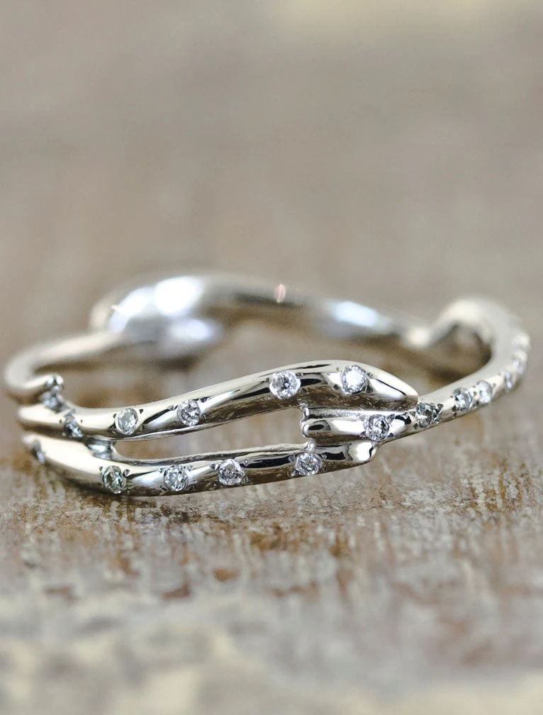 Aurora Diamonds + Selene - 1.28ct Natural Diamond Ring Set - Image 4