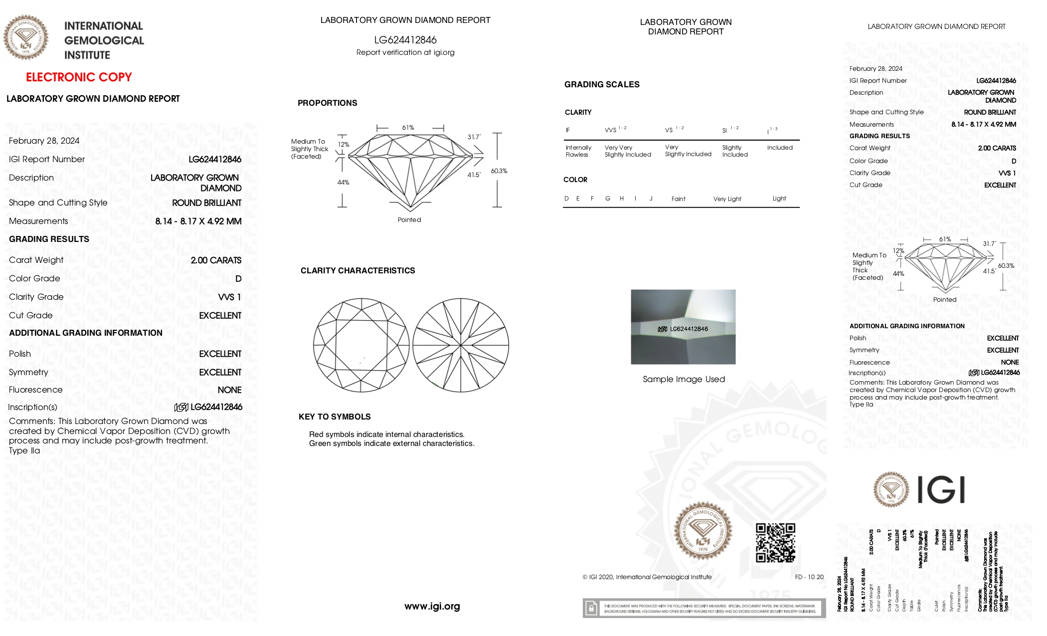 Robin - 2.00ct Round Lab Grown Diamond - Image 4